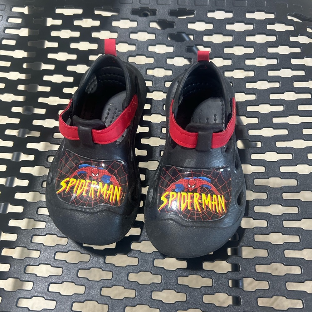Spiderman Kids Water Shoes - Black and Red